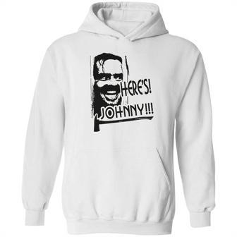 Heres Johnny The Shining Overlook Hotel Stanley Kubrick Stephen King Horror Movie Hoodie | Favorety UK