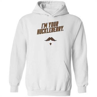 Im Your Huckleberry Western Quote Funny Vintage Gray 6Xl Graphic Hoodie | Favorety DE