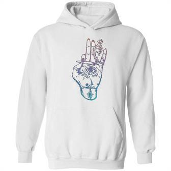 Illuminati Smoking Spliff Hand Stoner 420 Hoodie | Favorety DE