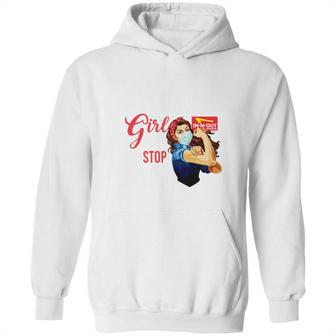 I Am An In-N-Out Burger Girl Nothing Can Stop Me Coronavirus Shirth Hoodie | Favorety DE