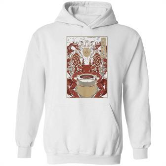 Japanese Artwork Samurai Riding Wild Toad Nippon Kanji Hoodie | Favorety CA