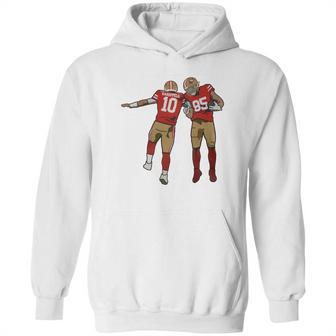 Jimmy Garoppolo X George Kittle San Francisco 49Ers T-Shirt Hoodie | Favorety