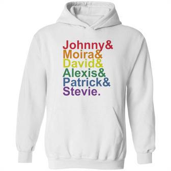 Johnny Moira David Alexis Patrick Stevie Pride Schitts Creek Classic Hoodie | Favorety AU