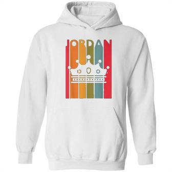 Jordan Gift Idea For Boys Men First Name Vintage Jordan Hoodie | Favorety