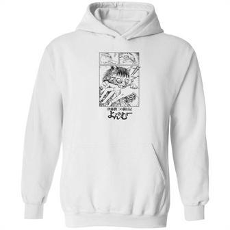 Junji Itos Cat Diary Yon And Mu Mu Biting Hoodie | Favorety CA