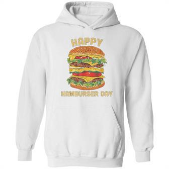 Junk Food Cheeseburger Hamburger Day Burger Fries Hoodie | Favorety CA