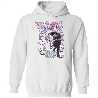 Kawaii Pastel Goth Unicorn Cute Gothic Girl Wicca For Kids Hoodie | Favorety