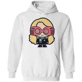 Kids Harry Potter Luna Lovegood Cute Cartoon Style Portrait Hoodie | Favorety UK