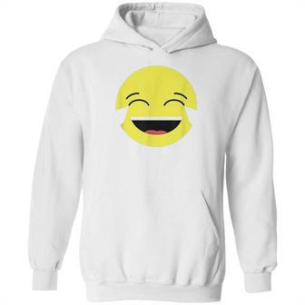 Laughing Tears Emojis Cute Happy Laugh Face Gift Hoodie | Favorety UK