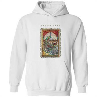 Laurel Skye Peacock Mosaic Art Hoodie | Favorety