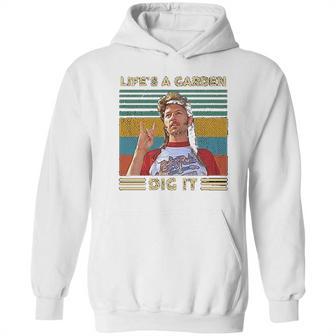 Lifes A Garden Dig It Vintage Joe Dirt Hoodie | Favorety DE