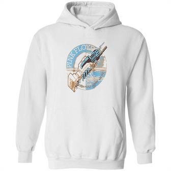 Liquid Blue Pink Floyd Welcome To The Machine Hoodie | Favorety