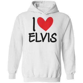 I Love Elvis Name Personalized Men Guy Bff Friend Heart Boys Hoodie | Favorety UK