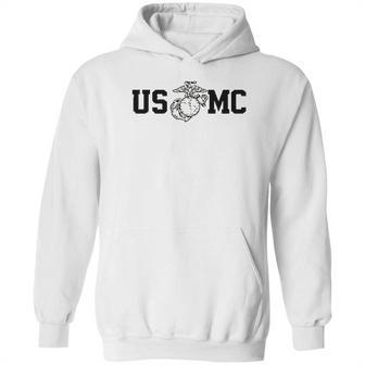 Lucky Ride Marine Corps Bull Dog Usmc Military Hoodie | Favorety