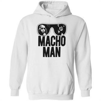 Macho Man Wrestler Ooold School Purple Hoodie | Favorety CA