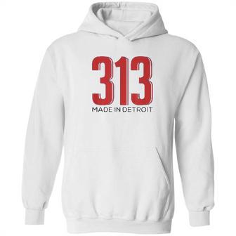 Made In Detroit 313 Area Code Pride Hoodie | Favorety DE