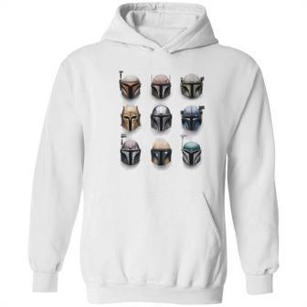 The Mandalorian Battle Worn Helmets Hoodie | Favorety UK