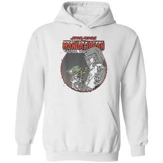 The Mandalorian Mando And The Child Retro Hoodie | Favorety