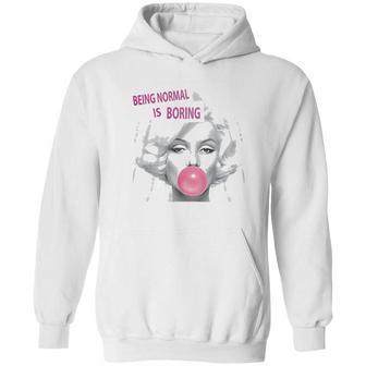 Marilyn Monroe Being Normal Is Boring Hoodie | Favorety UK