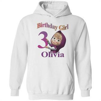 Masha And Bear Birthday Masha And Bear Family Birthday Masha Birthday Masha Party Masha And Bear Party Hoodie | Favorety CA