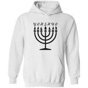 Menorah Hebrew Israelite Yahweh Yahshua Yeshua Torah Hoodie | Favorety UK