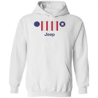 Mens Jeep America 7-Slot Grille Hoodie | Favorety AU