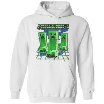 Minecraft Glowing Creepers Hoodie | Favorety