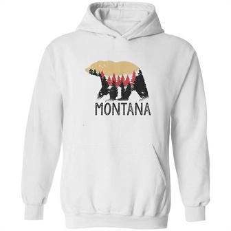 Montana Vintage Grizzly Bear Nature Outdoor Souvenir Gift Hoodie | Favorety DE