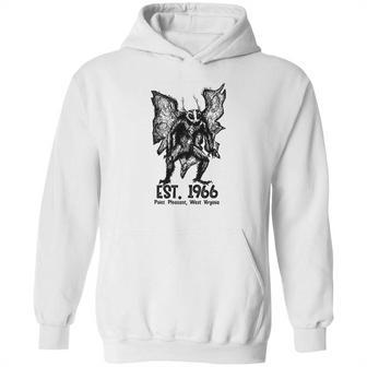 Mothman Est 1966 Point Pleasant West Virginia Red Eye Cryptid Hoodie | Favorety AU