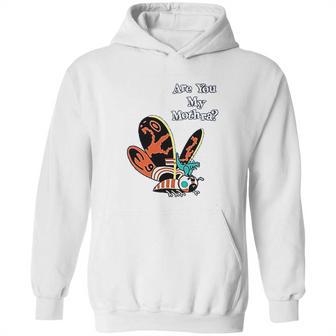 Are You My Mothra Funny Parody Kaiju Heather Royal Blue L Graphic Hoodie | Favorety UK