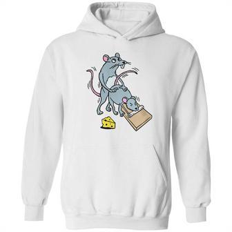 Mouse Screwing A Mouse In A Mousetrap Funny Joke T-Shirt Hoodie | Favorety UK