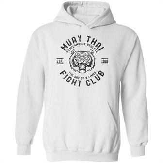 Muay Thai Fight Club Tiger Kick Boxing Gift Hoodie | Favorety