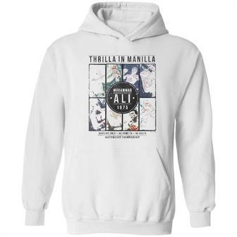 Muhammad Ali Collage Gray Heather Hoodie | Favorety