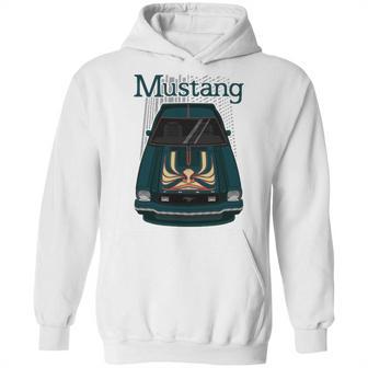 Mustang King Cobra 1978 Aqua Metallic Hoodie | Favorety AU