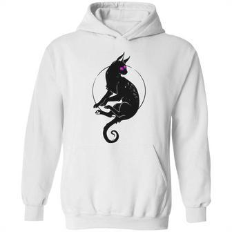 Mystic Black Cat With Third Eye Hoodie | Favorety AU