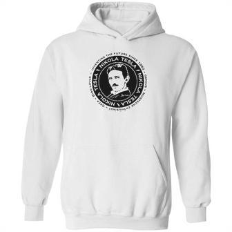 Nikola Tesla By Brigid Ashwood Scientist Fun Hoodie | Favorety CA