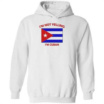 Im Not Yelling I Am Cuban Cuba Cubans Adjustable Trucker Hat Cap Hoodie | Favorety UK