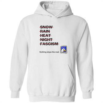 Nothing Stops The Mail Show Support For The Usps Postal Hoodie | Favorety AU