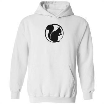 Official Optimistic Squirrel Slim Tee Black Logo Icon Hoodie | Favorety AU