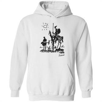 Pablo Picasso Don Quixote Sancho Panza Y Roncinante Hoodie | Favorety DE