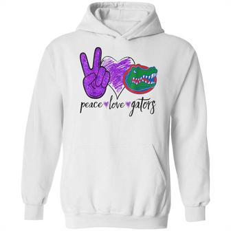 Peace Love Gators Crocodile Lovers Alligator Hoodie | Favorety DE