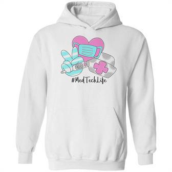 Peace Love Nursing Med Tech Hoodie | Favorety CA