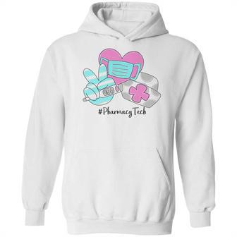 Peace Love Nursing Pharmacy Tech Hoodie | Favorety