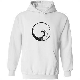 Peace Wave In Enso Circle Hoodie | Favorety DE