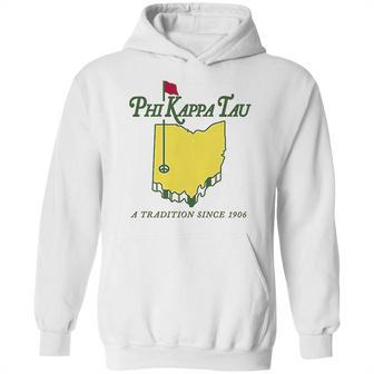 Phi Kappa Tau Fraternity Golf Comfort Colors Hoodie | Favorety DE