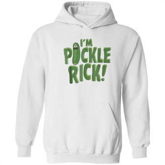 I Am Pickle Rick Pickle Text Hoodie | Favorety UK