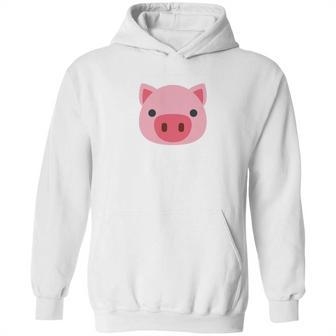 Pig Emoji Cute Porky Head Design T Little Pink Pig T Shirt Hoodie | Favorety