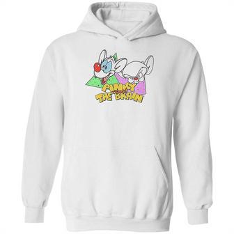 Pinky And The Brain Retro Portrait Hoodie | Favorety UK