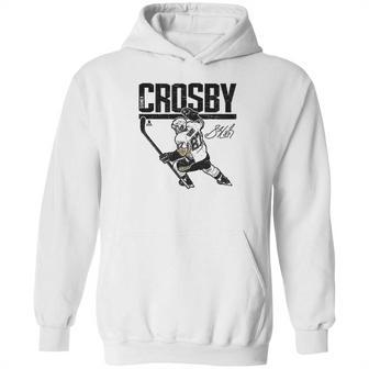 Pittsburgh Hockey Mens Apparel Sidney Crosby Hyper Hoodie | Favorety CA