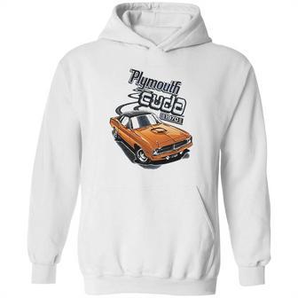 Plymouth Cuda 1970 Vintage Classic American Made Hoodie | Favorety UK